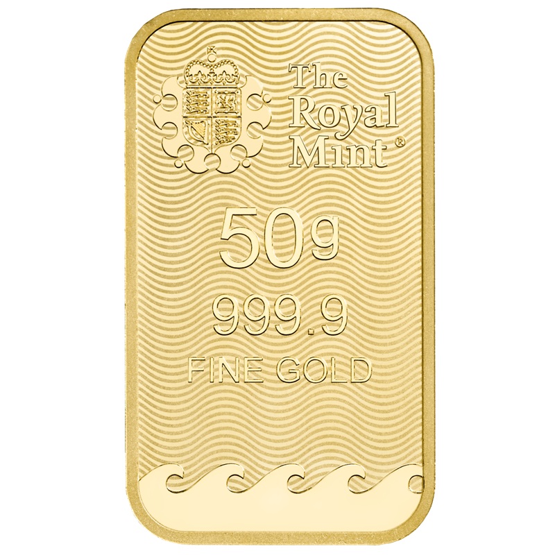 Britannia 50 gram Gold Bar
